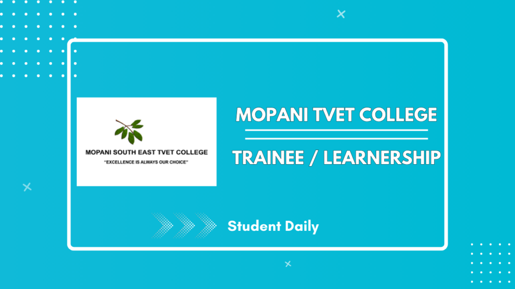 Mopani TVET College Cookery Learnership 2026