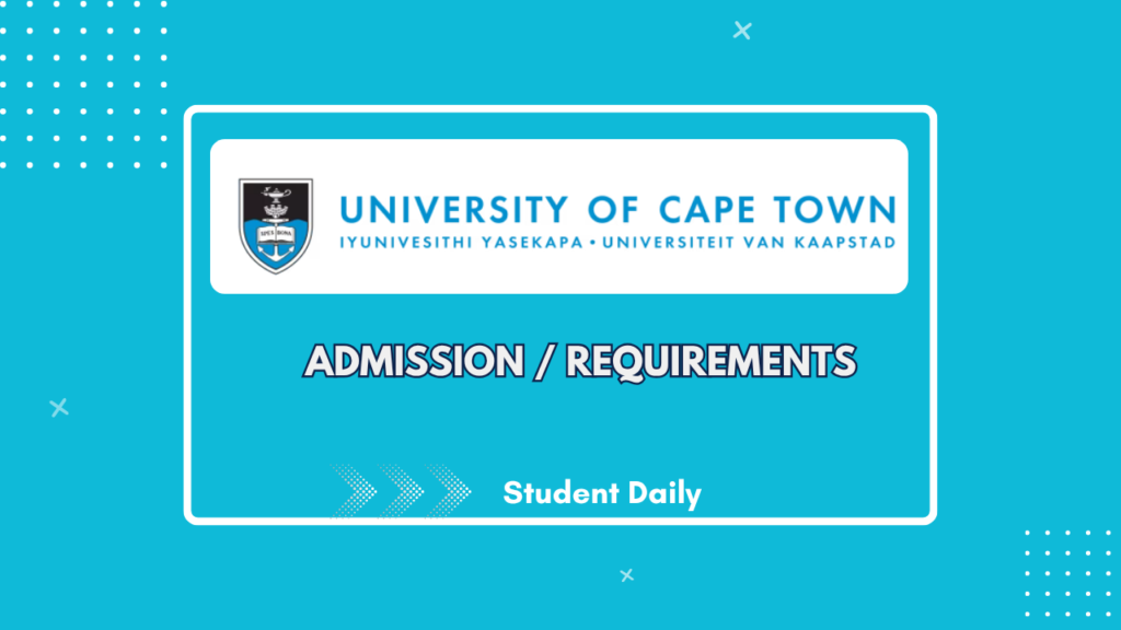UCT Online Application 2027: Apply Now